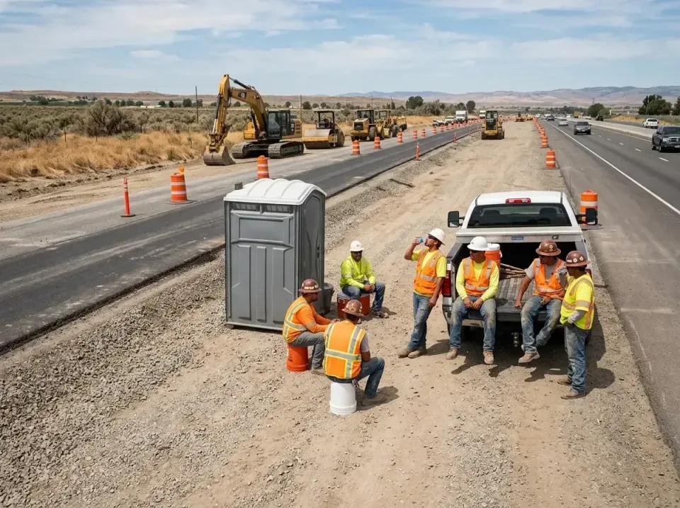 highway-road-construction-crew-007 — frequently asked questions, Porta Potty and Restroom Rentals in Lyons, KS